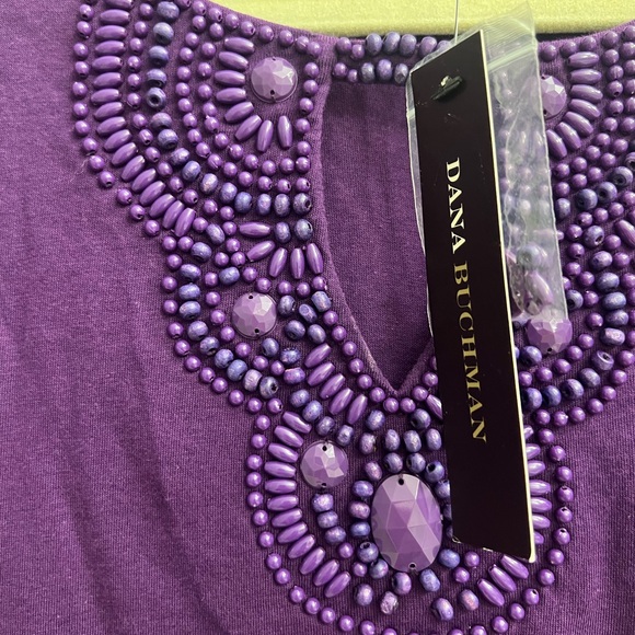 NWT!! Dana Buchman knit top Medium - Picture 4 of 6